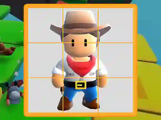 Spēle Stumble Boys Sliding Puzzle online