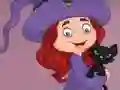 Spēle G2E Happy Witch Girl And Cat Room Escape online