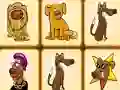 Spēle Mahjong dogs online