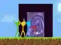 Spēle Stickman Parkour Skyland online