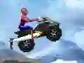 Spēle Spiderman Snow Scooter online