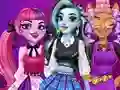 Spēle High School Princess Monster Mash online