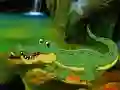 Spēle Crocodile Waterfalls Forest Escape online