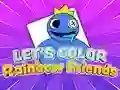 Spēle Let's Color: Rainbow Friends online