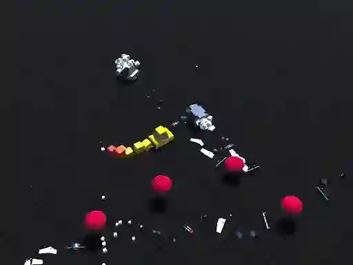Spēle Pixel Car vs Cops 2020 online