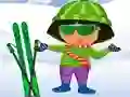 Spēle Dora Ski Dress up online
