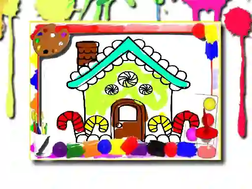 Spēle House Coloring Book online