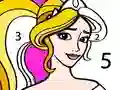 Spēle Princess Coloring By Number online
