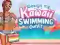 Spēle Design My Kawaii Swimming Outfit online