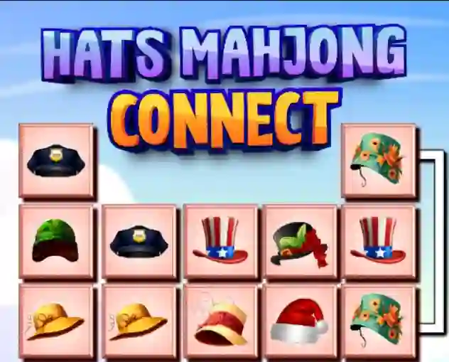 Spēle Hats Mahjong Connect online