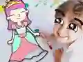 Spēle Coloring Book: Prince And Princess online
