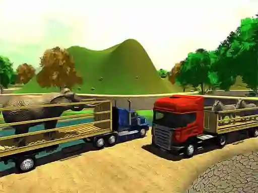 Spēle Offroad Animal Truck Transport Simulator 2020 online