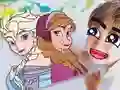 Spēle Coloring Book: Frozen online