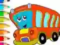 Spēle Coloring Book: Bus online