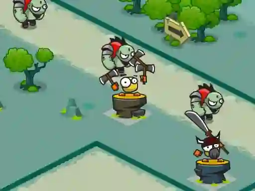 Spēle King Bird Tower Defense online