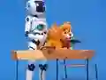 Spēle Coloring Book: Robot And Dog online