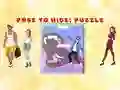 Spēle Pose To Hide Puzzle online