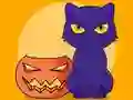 Spēle Coloring Book: Halloween Cat online