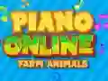 Spēle Piano Online Farm Animals online