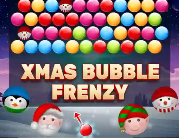 Spēle Xmas Bubble Frenzy online