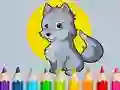 Spēle Coloring Book: Wolf online
