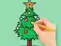 Spēle Coloring Book: Christmas Tree online