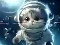 Spēle Jigsaw Puzzle: Astronaut-Cat online