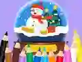 Spēle Coloring Book: Christmas Crystal Ball online