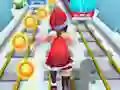 Spēle Subway Santa Princess Runner online