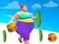 Spēle Muscle Girl Calorie Run online