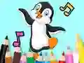 Spēle Coloring Book: Dancing Penguin online