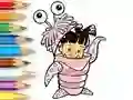 Spēle Coloring Book: Monster Costume Girl online