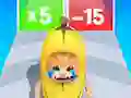 Spēle Epic Banana Run: Merge Master online