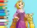 Spēle Coloring Book: Princess Rapunzel online