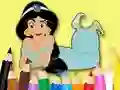 Spēle Coloring Book: Princess Jasmine online