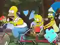 Spēle Jigsaw Puzzle: Simpson Family Riding online