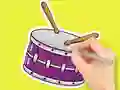 Spēle Coloring Book: Star Drum online