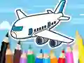 Spēle Coloring Book: Flying Airplane online