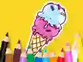 Spēle Coloring Book: Cool Ice Cream online