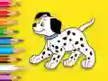 Spēle Coloring Book: Cute Spotted Dog online