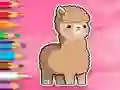 Spēle Coloring Book: Cute Alpaca online
