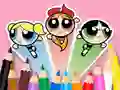 Spēle Coloring Book: The Powerpuff Girls online