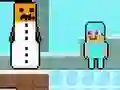 Spēle Noob vs Pro Snowman online