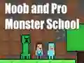 Spēle Noob and Pro Monster School online