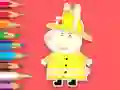 Spēle Coloring Book: Rabbit Firefighter online