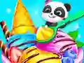 Spēle Baby Panda Ice Cream Truck online