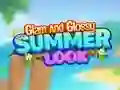 Spēle Glam And Glossy Summer Look online