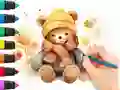 Spēle Coloring Book: Autumn Bear online