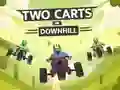 Spēle Two Carts Downhill online