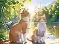 Spēle Jigsaw Puzzle: Cats In Pairs online